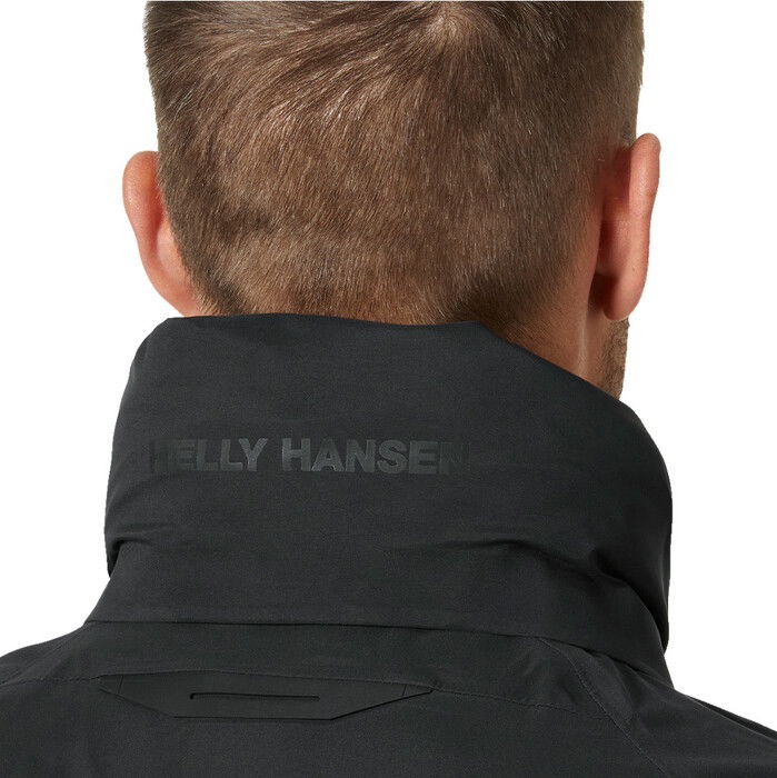 2024 Helly Hansen Hombres HP Foil Chaqueta Shell Sailing 2.0 34472 - Ebony